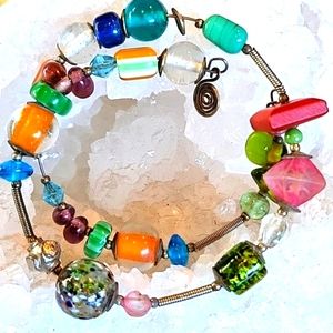 *CLOSING 5/18* Multicolored bead bracelet.